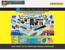 Tablet Screenshot of gt-specialties.com